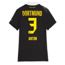 Borussia Dortmund Waldemar Anton #3 Bortatröja Dam 2026-27 Korta ärmar